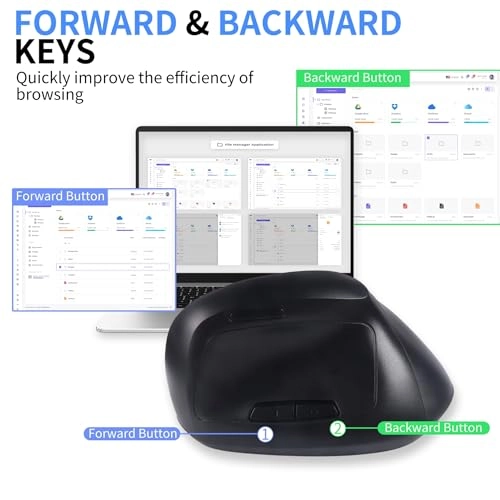 Ergonomic Mouse - Bluetooth USB