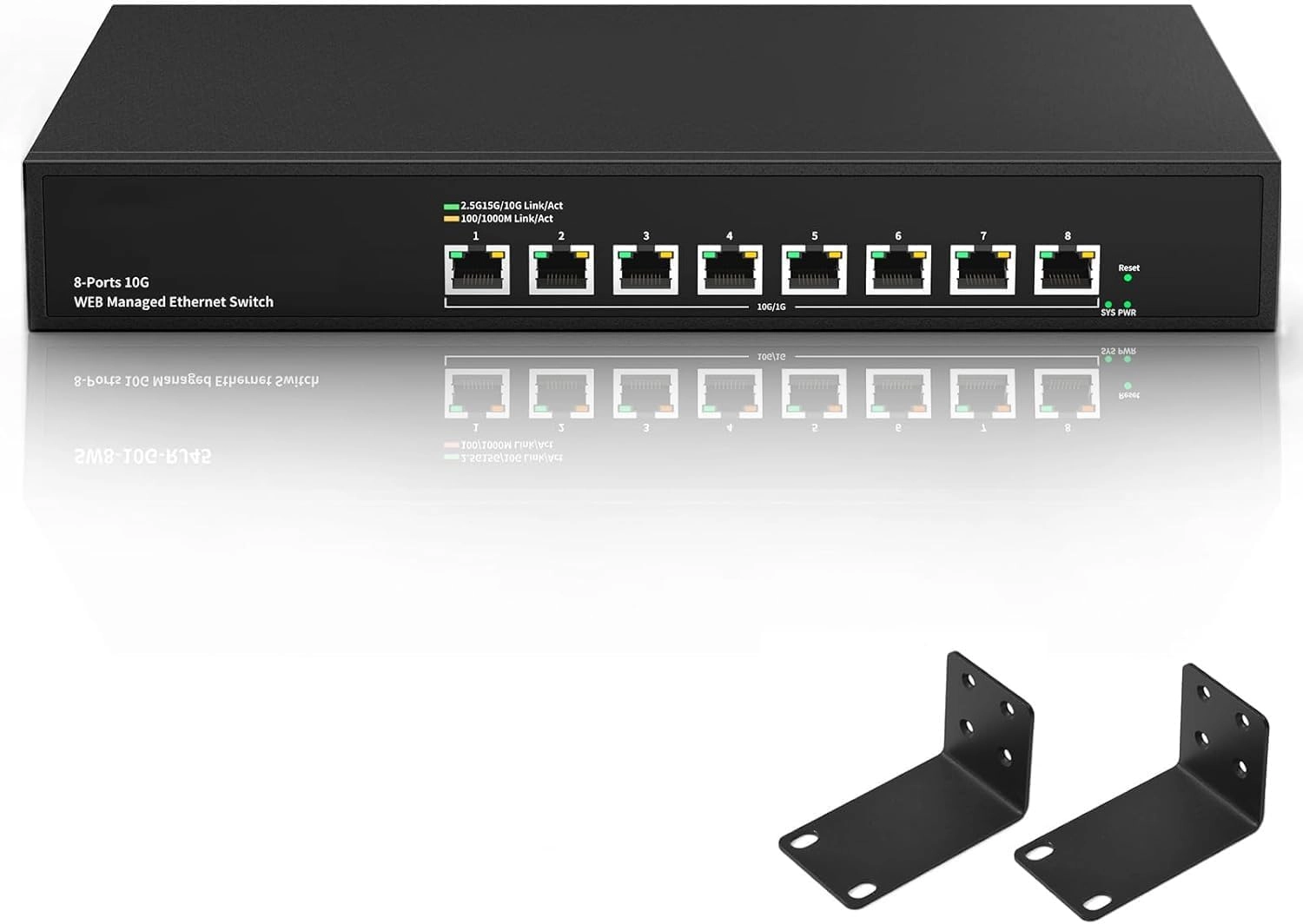 Real HD 8 Port 10GB Switch Managed 8-ports