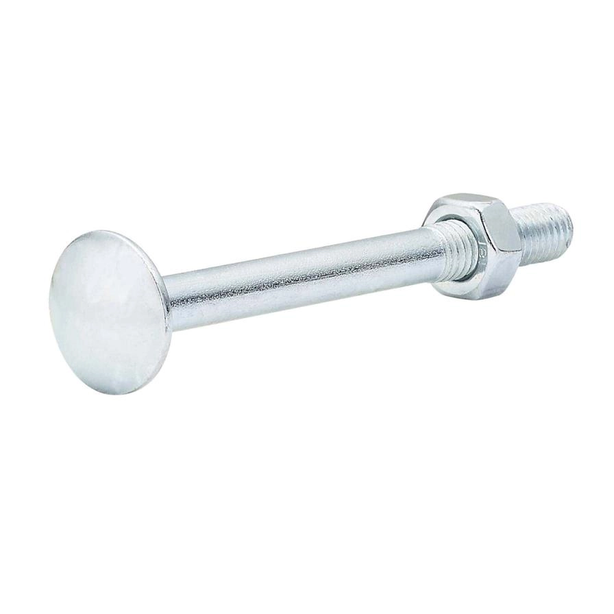 Square Coach Nut & Bolt - 80 mm M8