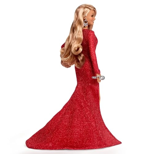 Mariah Carey Doll - Signature Holiday Celebration shimmery red gown