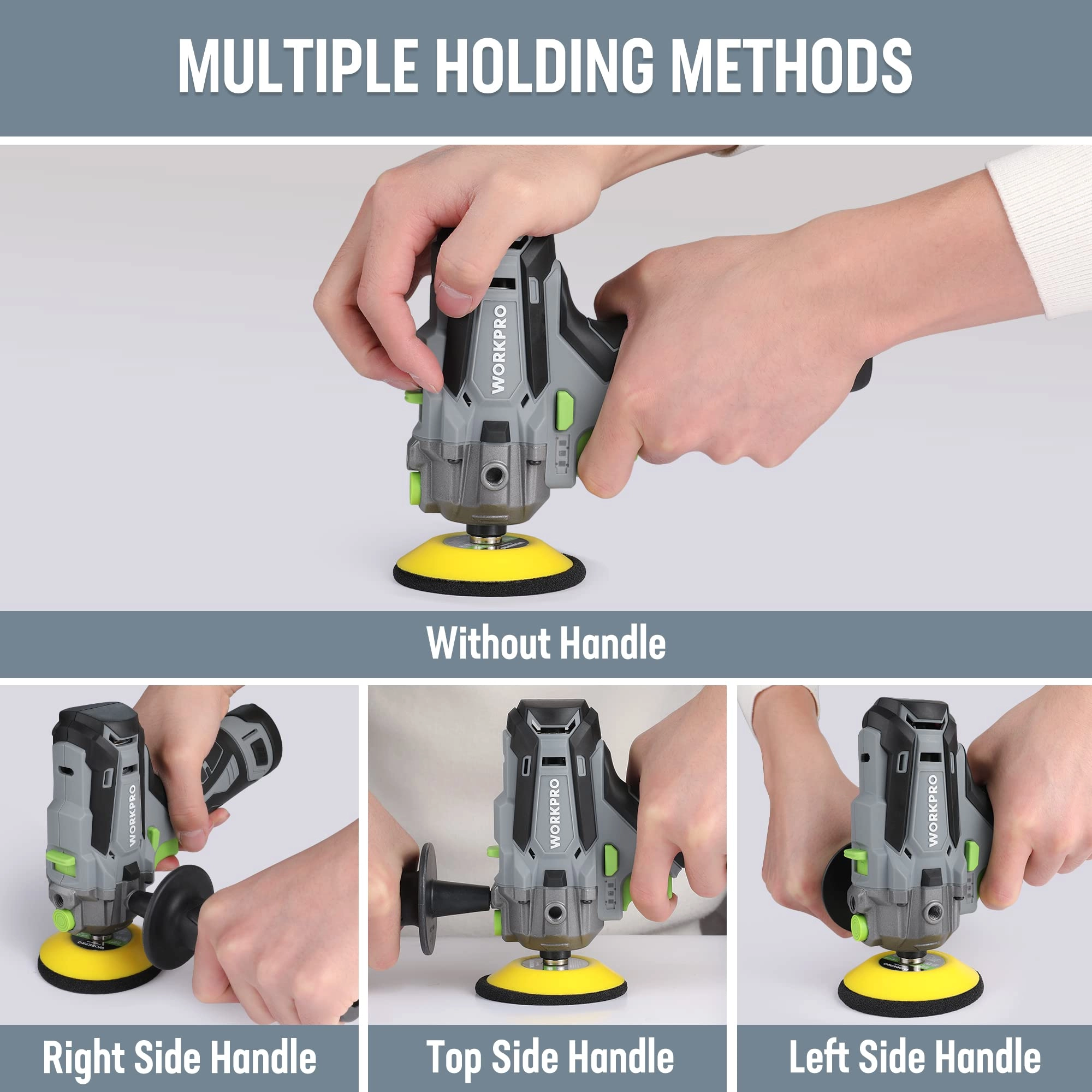 Cordless Buffer Polisher - 12 V Variable Speed