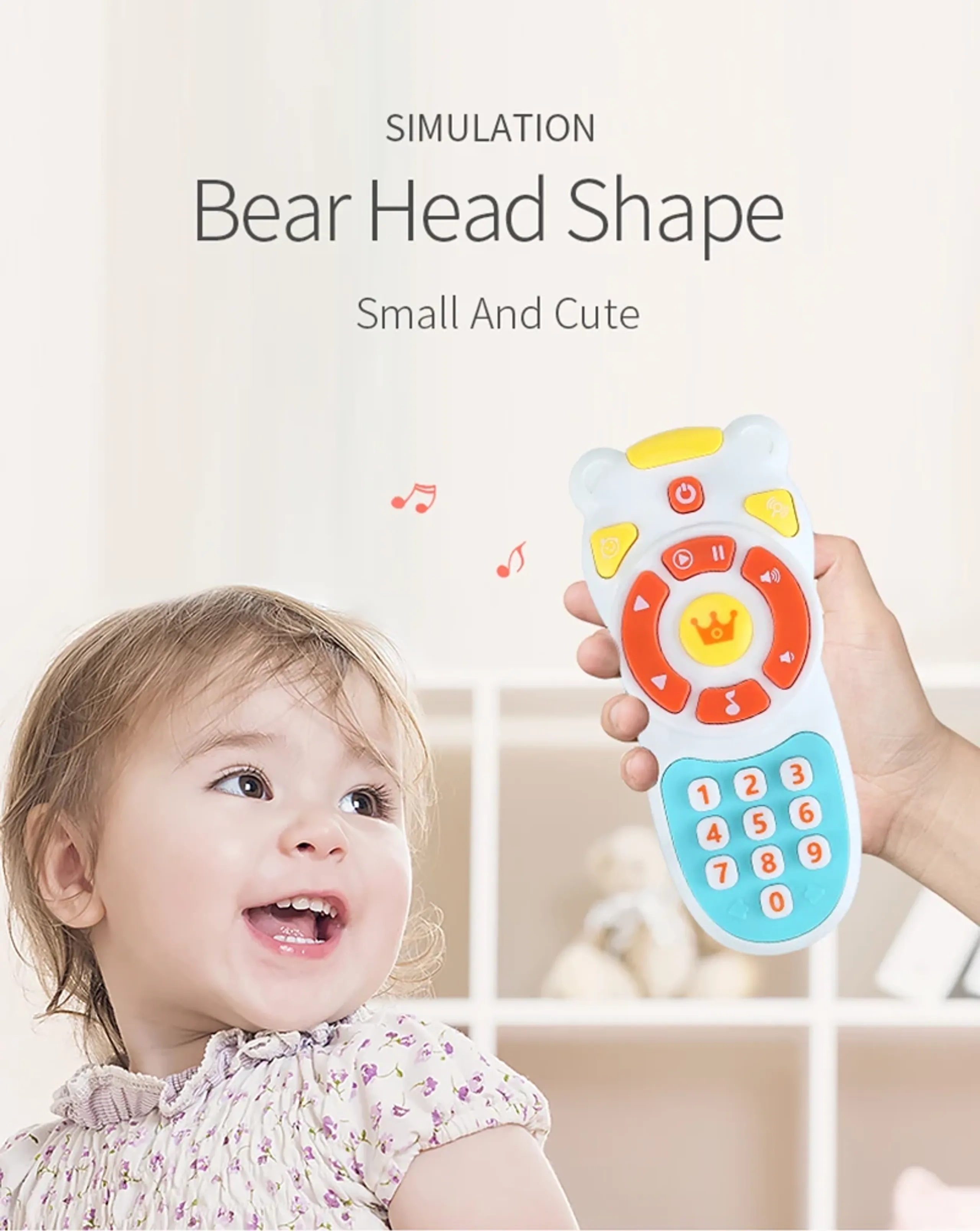 Remote Car Keys Set Musical Toy - 0 months+