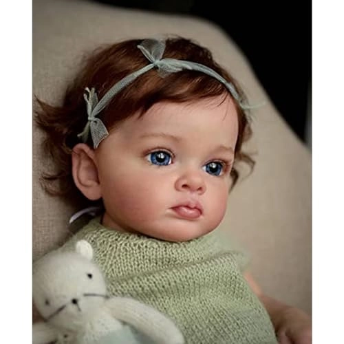 Reborn Baby Doll - 21 Inch Silicone Vinyl Weighted Body
