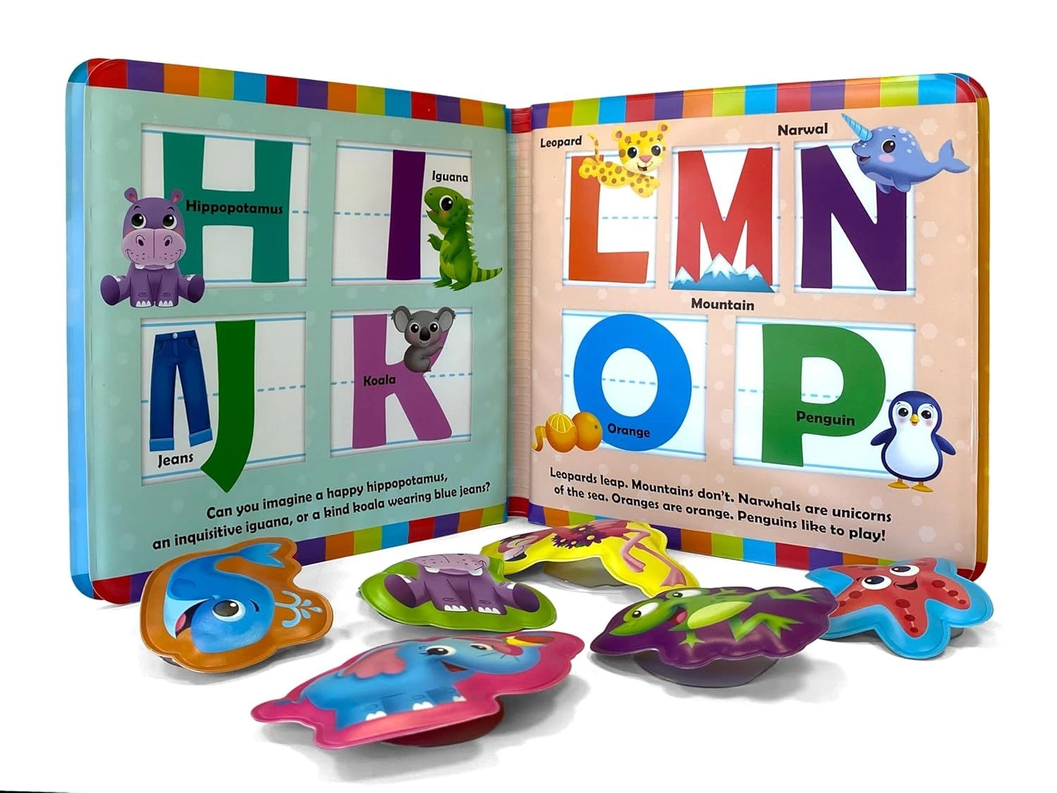 ABC/123 Preschool Bath Time Waterproof Book - 2 years+