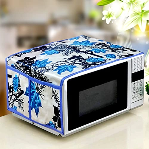 Microwave/Oven Top Cover - 4 Utility Pockets Polyester