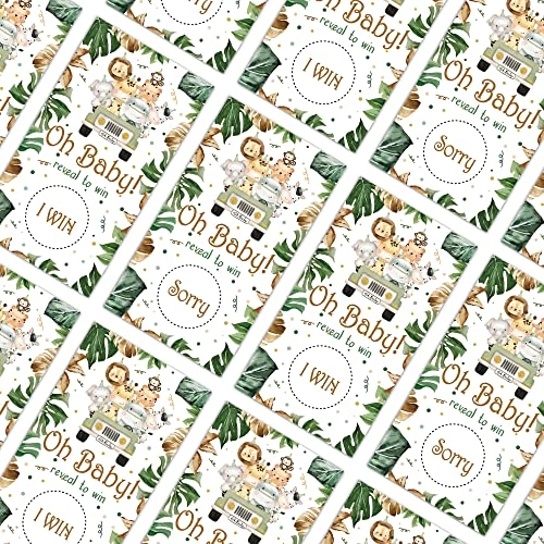 Woodland Animal Scratch Off Game Cards - Unisex-Kids 32 pieces