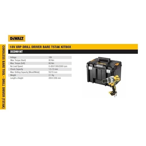 DCD991NT - 18 Volts Brushless
