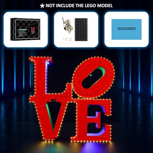 LED Light for LEGO Art LOVE 31214