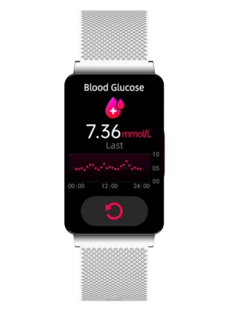 Glucose Monitoring Smart Watch - ECG Bluetooth Call SpO2