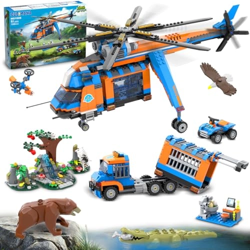 City Jungle Adventurer Helicopter - 1356 pcs