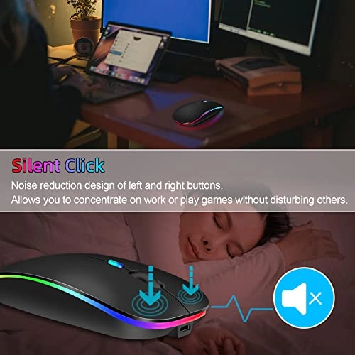 Wireless Computer Mouse - Bluetooth USB