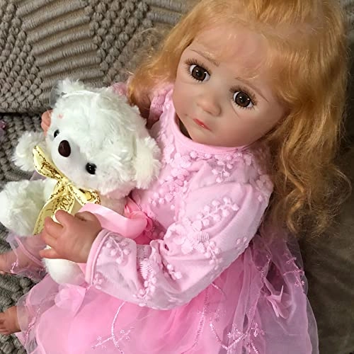 Reborn Baby Doll - 55cm 22" Vinyl Cotton Body