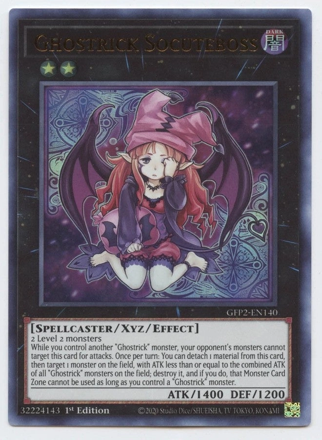 Yu-Gi-Oh! Ghostrick Socuteboss GFP2-EN140 - 1st Edition