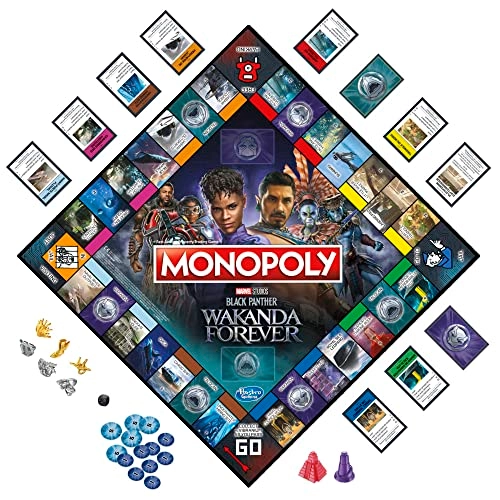 Monopoly: Marvel Studios' Black Panther: Wakanda Forever Edition