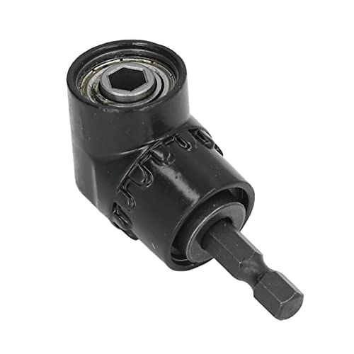 Right Angle Drill Adapter - 1/4in Hex Chrome Steel Compact