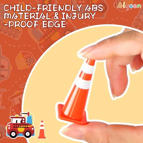 Mini Traffic Cones - 4 - 6 years 40 pieces