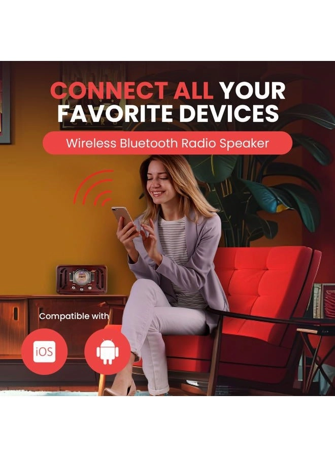 PUNP34BT - Retro Wireless Bluetooth Radio