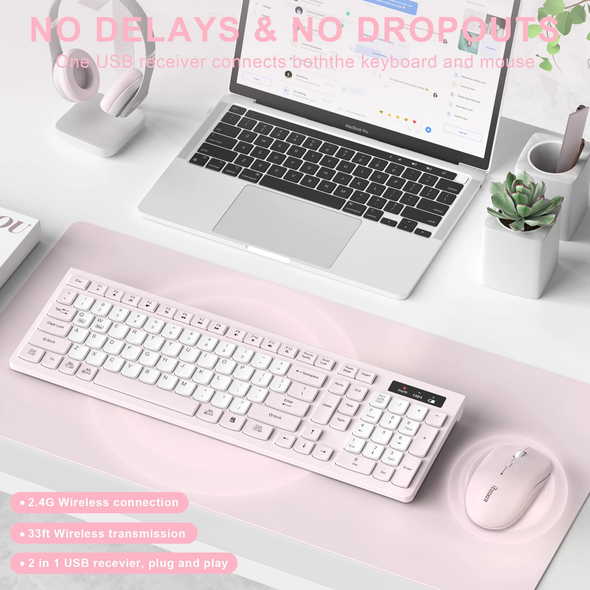 Ergonomic Wireless Keyboard - Wired