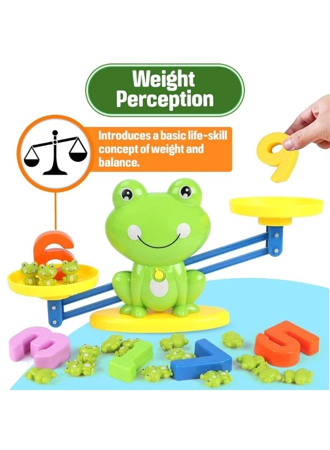 Homeschool Kindergarten Balance Board Game - Ages 3 4 5 6 Year Old