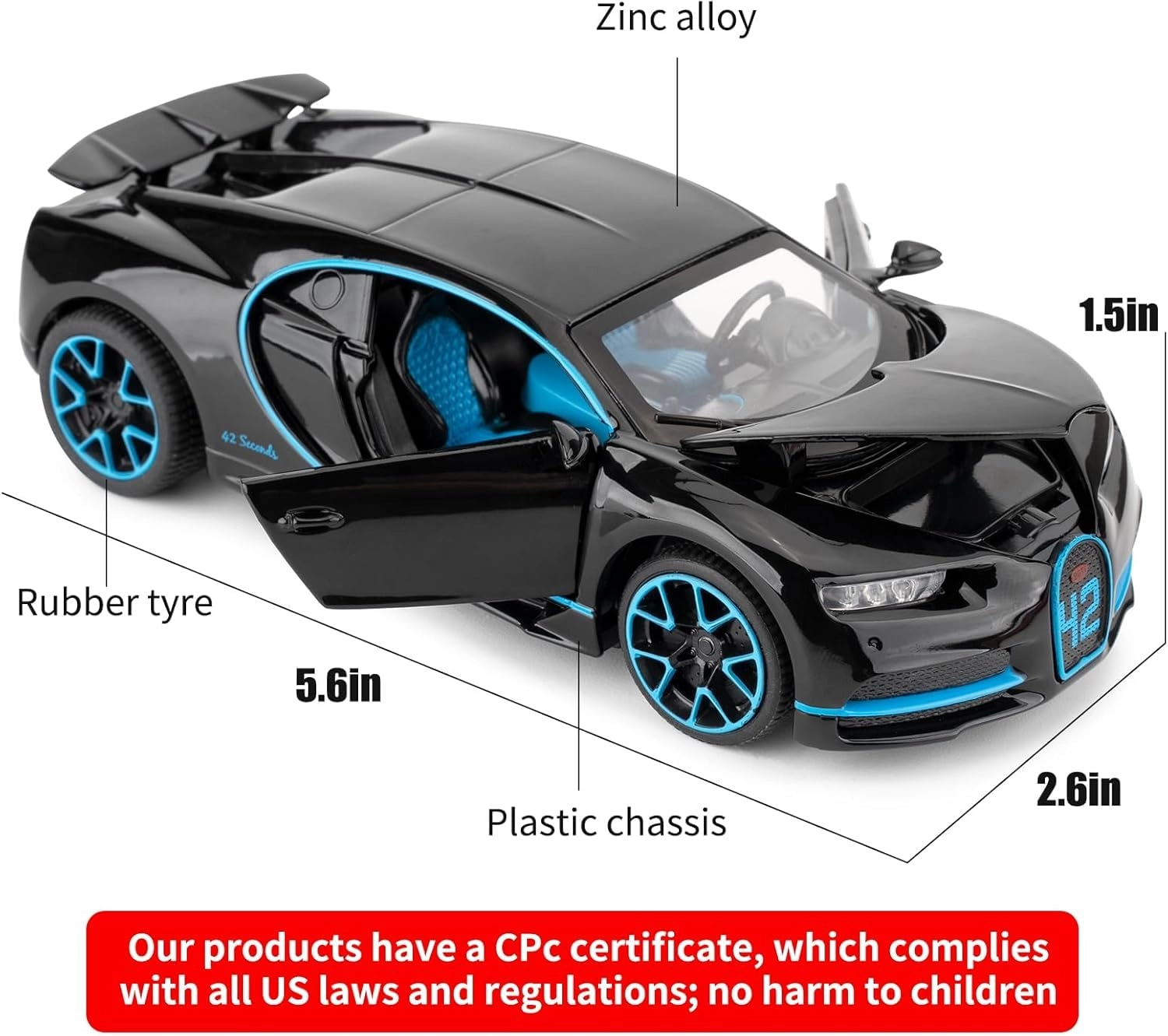Bugatti CHIRON - 1 pcs