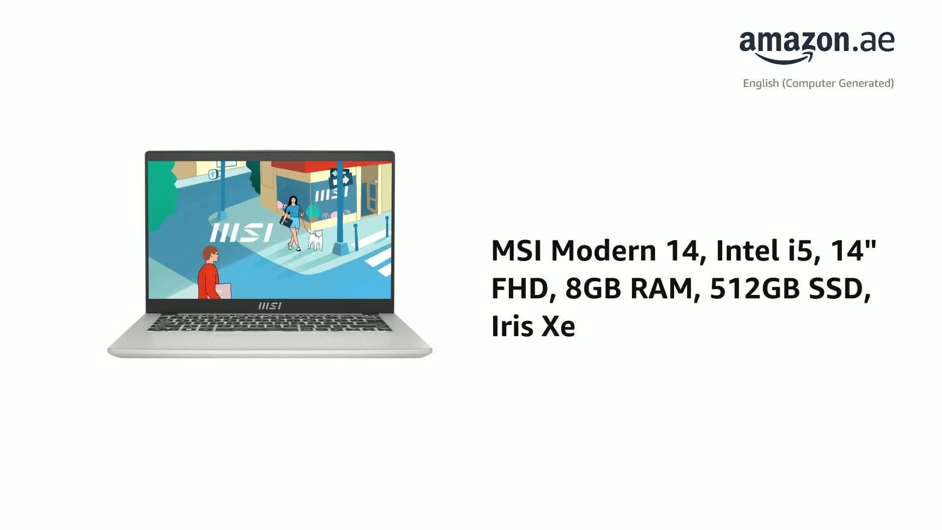 Modern 14 C13M - 14'' i5-1335U 8GB DDR4 512GB SSD