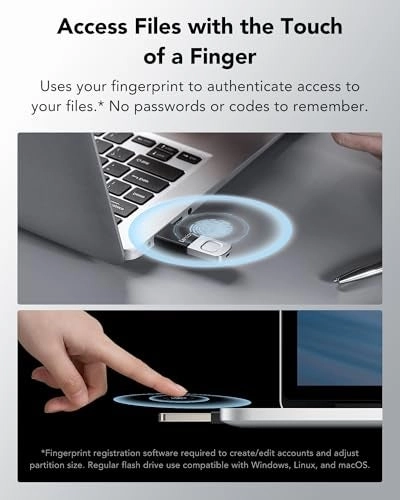 JumpDrive Fingerprint - 3.2 Gen 1 256GB