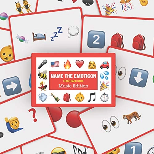 Name The Emoticon Game: Music Edition - Card Game