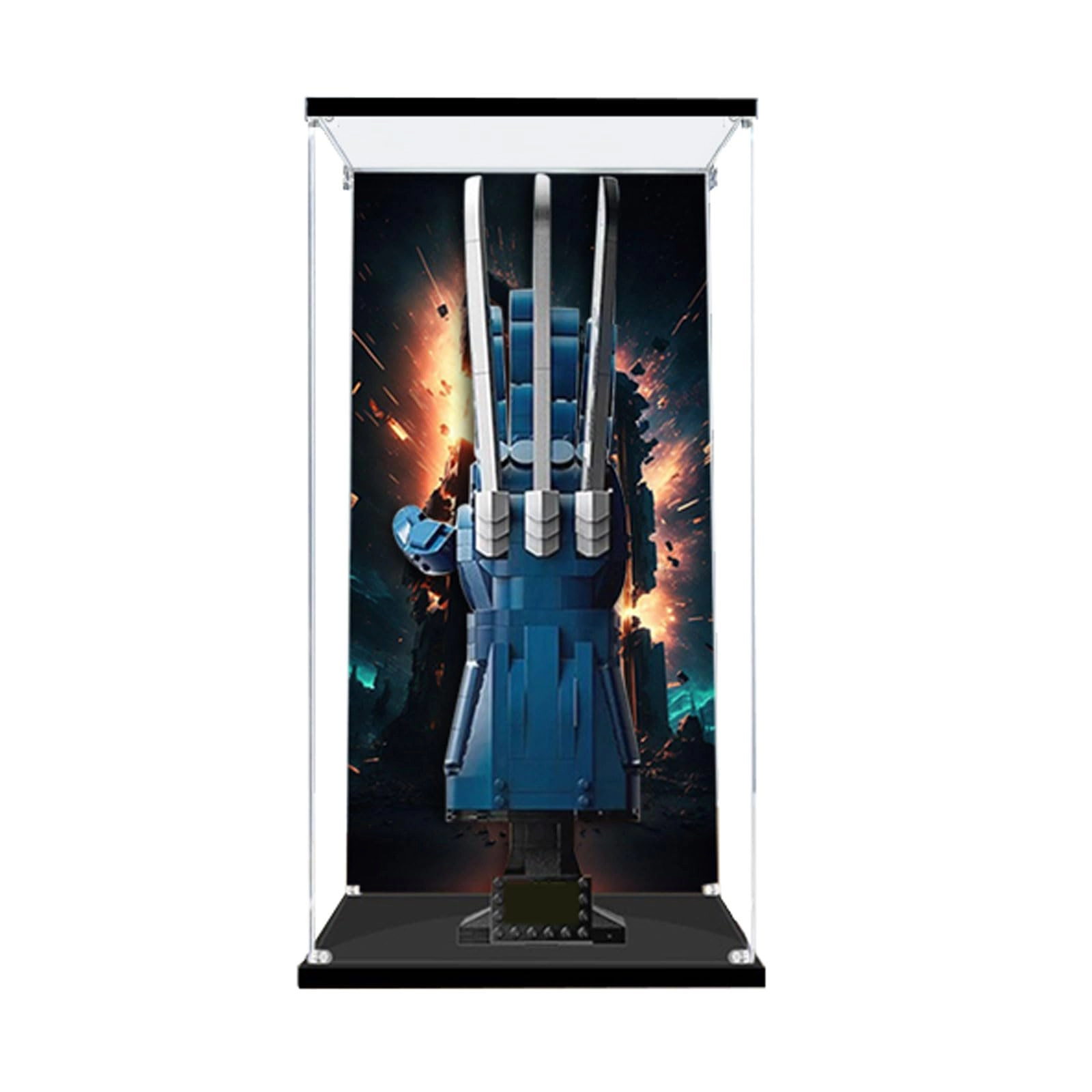 Clear Acrylic Display Case - Lego