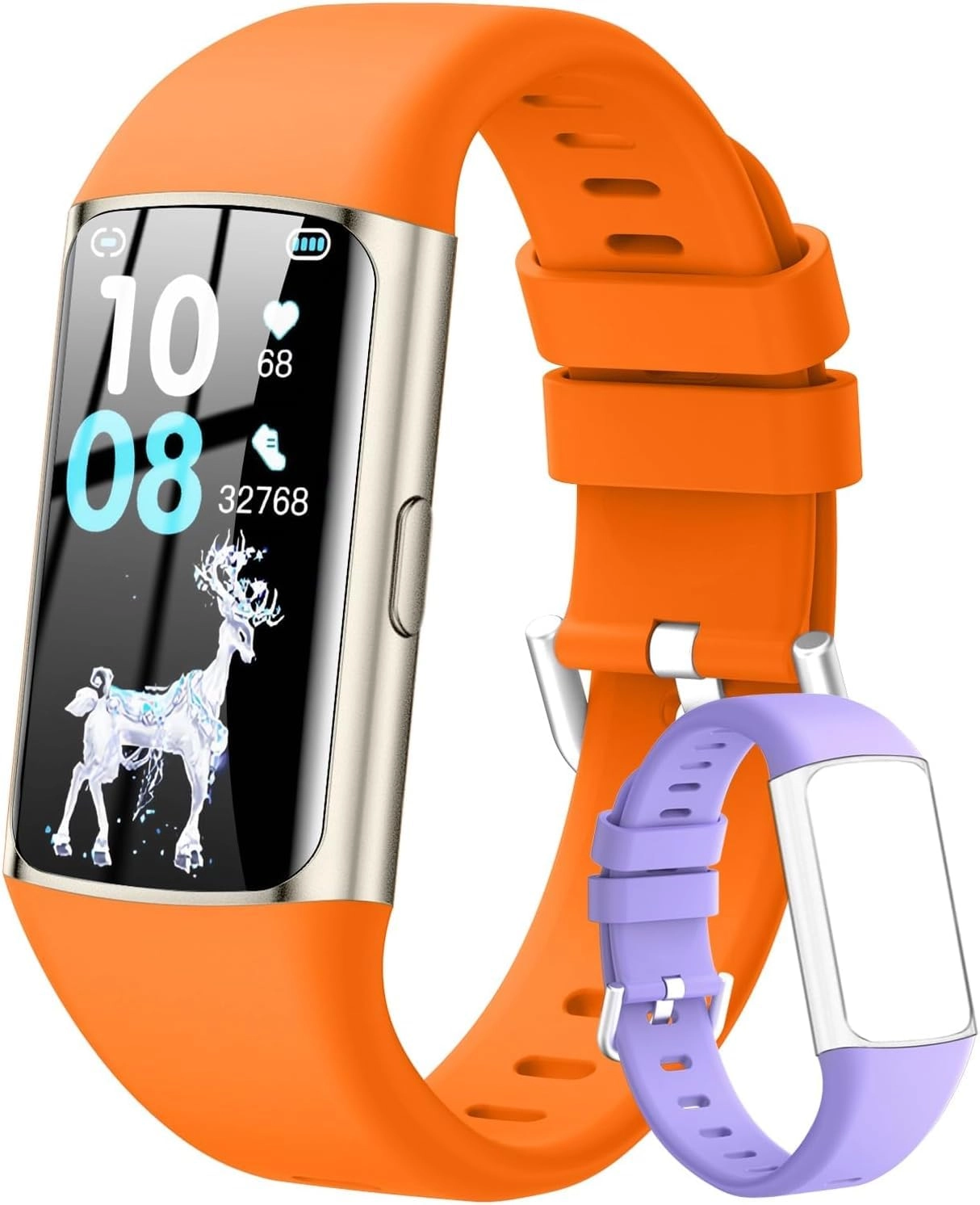 Duobuy F21 - 1.47-inch touchscreen IP68 Waterproof Orange