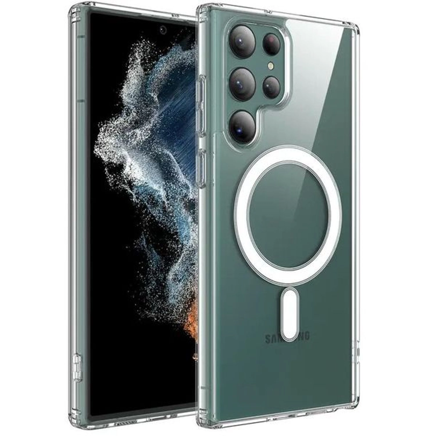 Clear Case With Screen Protector Galaxy S23 Ultra