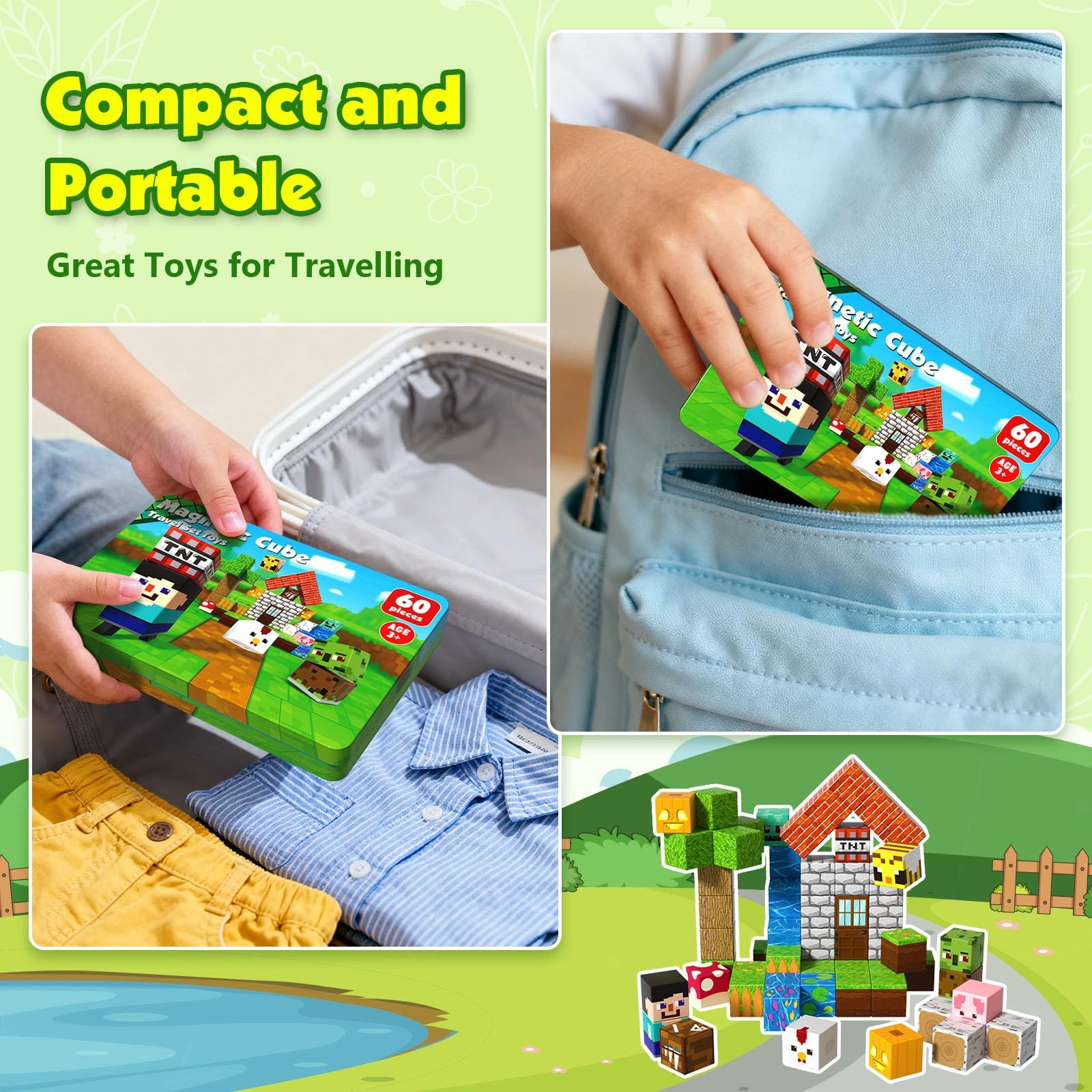 Magnetic Blocks - 60pcs