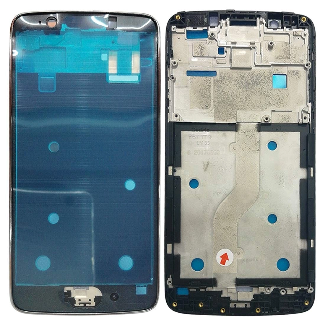 CHENHILIFNJSAA Front Housing LCD Frame Bezel for Motorola Moto G5 - Gold