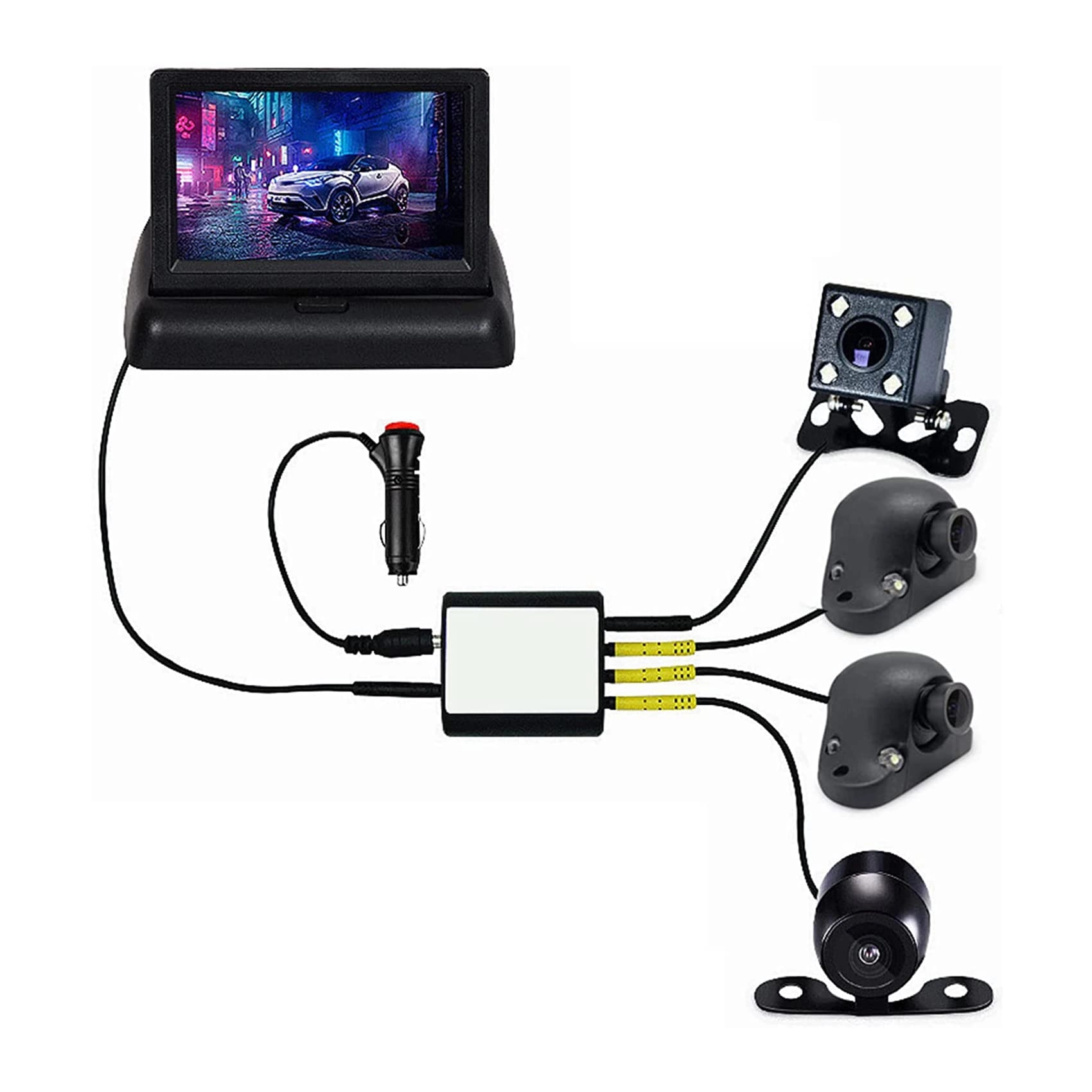 LXT PANDA Reversing Camera - Night vision Wireless 680*480