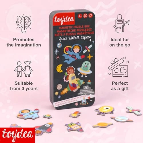 Magnetic Game Puzzle Box - 3 years+ 36 pieces