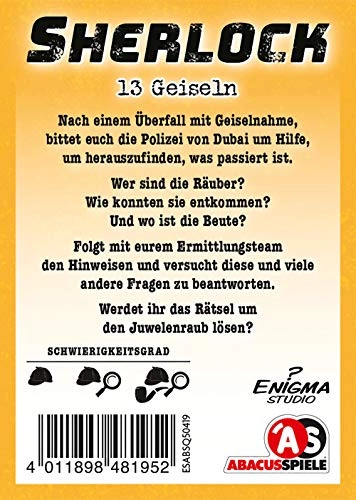 Sherlock: 13 Hostages - Card Game (German)