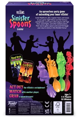 Disney Villains Sinister Spoons Party Game - 7 years and above 1 piece(s)