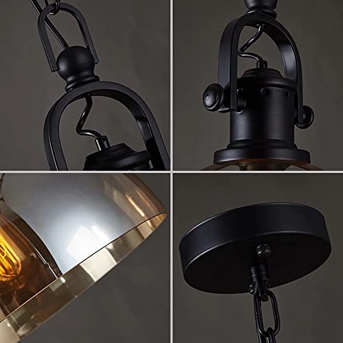 Cylindrical Glass Chandelier - 100cm adjustable