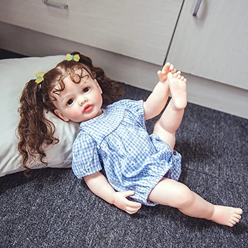 Reborn Doll - 22 Inches (55 cm) Vinyl Girl Sleeping Ages 3+