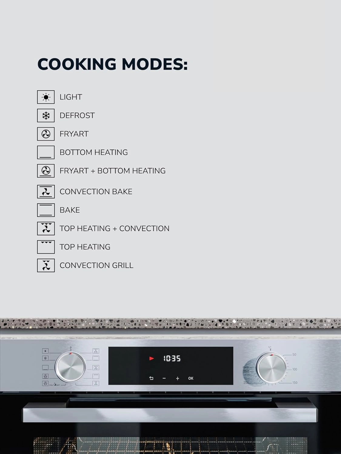 MEO6005IX 60cm Electric Oven