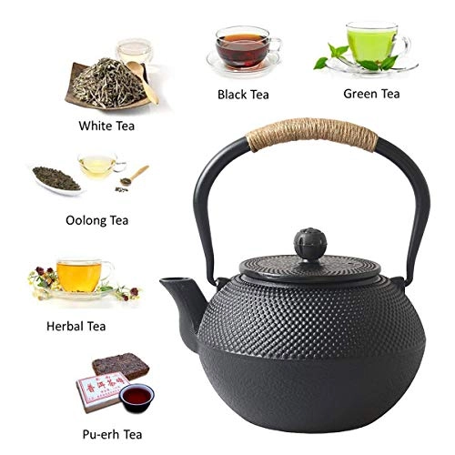 Cast Iron Teapot - Cast Iron 1200 ml/41 oz