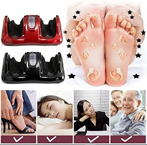 Electric Foot & Calf Massager - Shiatsu Kneading & Rolling