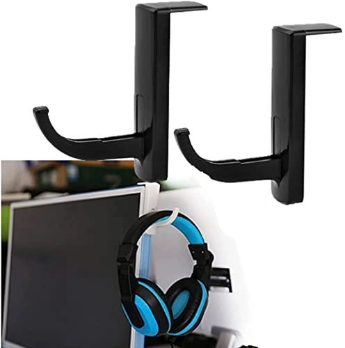 Earphone Holder for Desktop Computer - Adhesive Mount