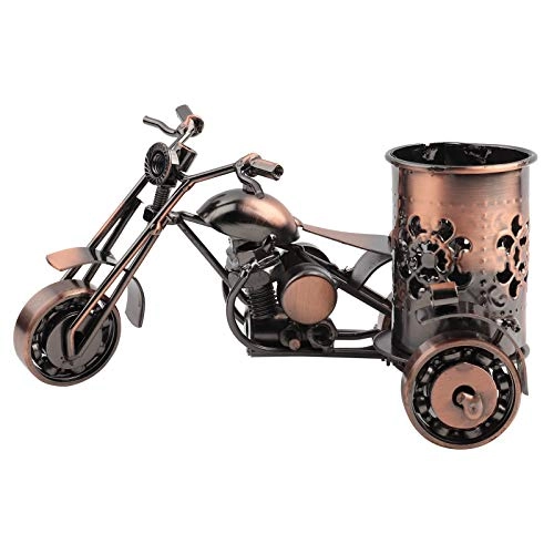 Motorcycle Model Pen Holder Stand - Bronze Iron