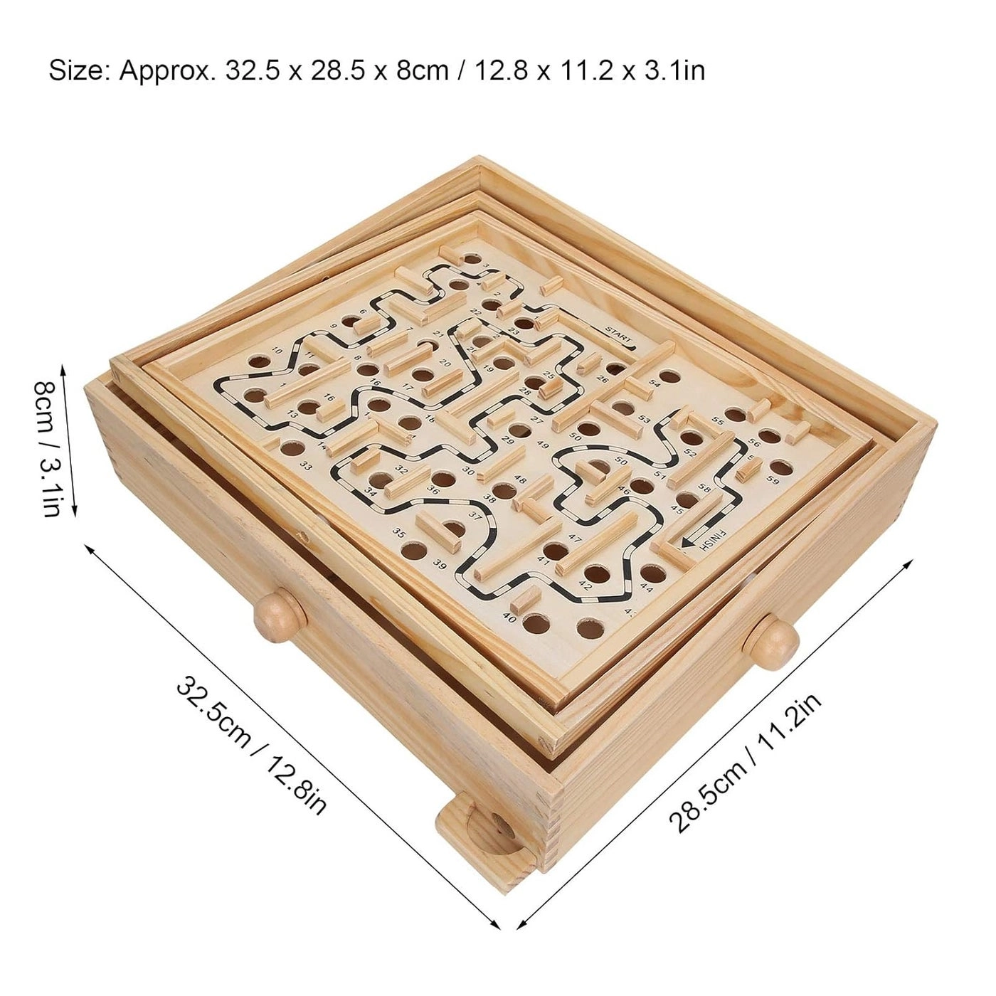 Wooden Labyrinth Puzzle