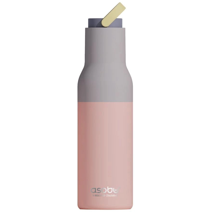 Asobu Metro Water Bottle - Pop-Up Straw 650 ml