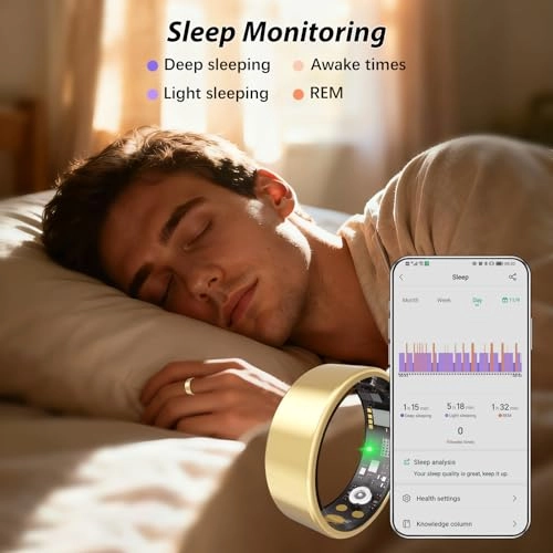 Smart Ring - Heart Rate Sleep Tracker IP68