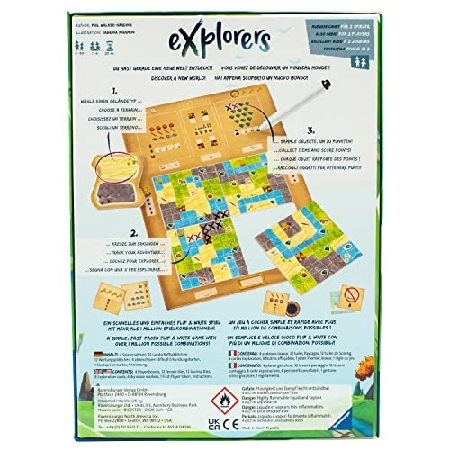 Explorers - Flip and Write Strategy Game