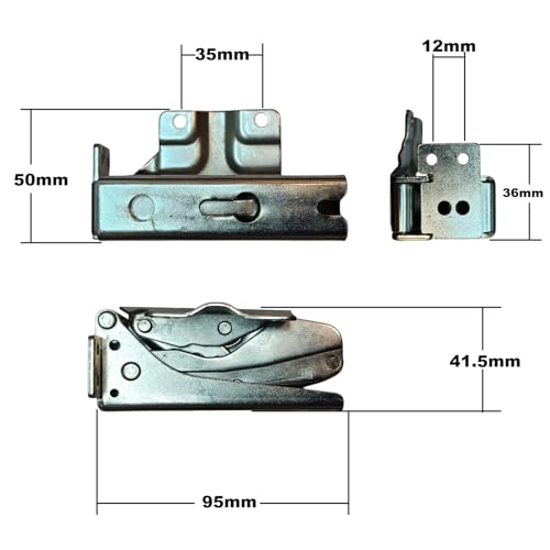 Pair of Hinges - Bosch Neff Siemens Integrated Fridge Freezer 481147