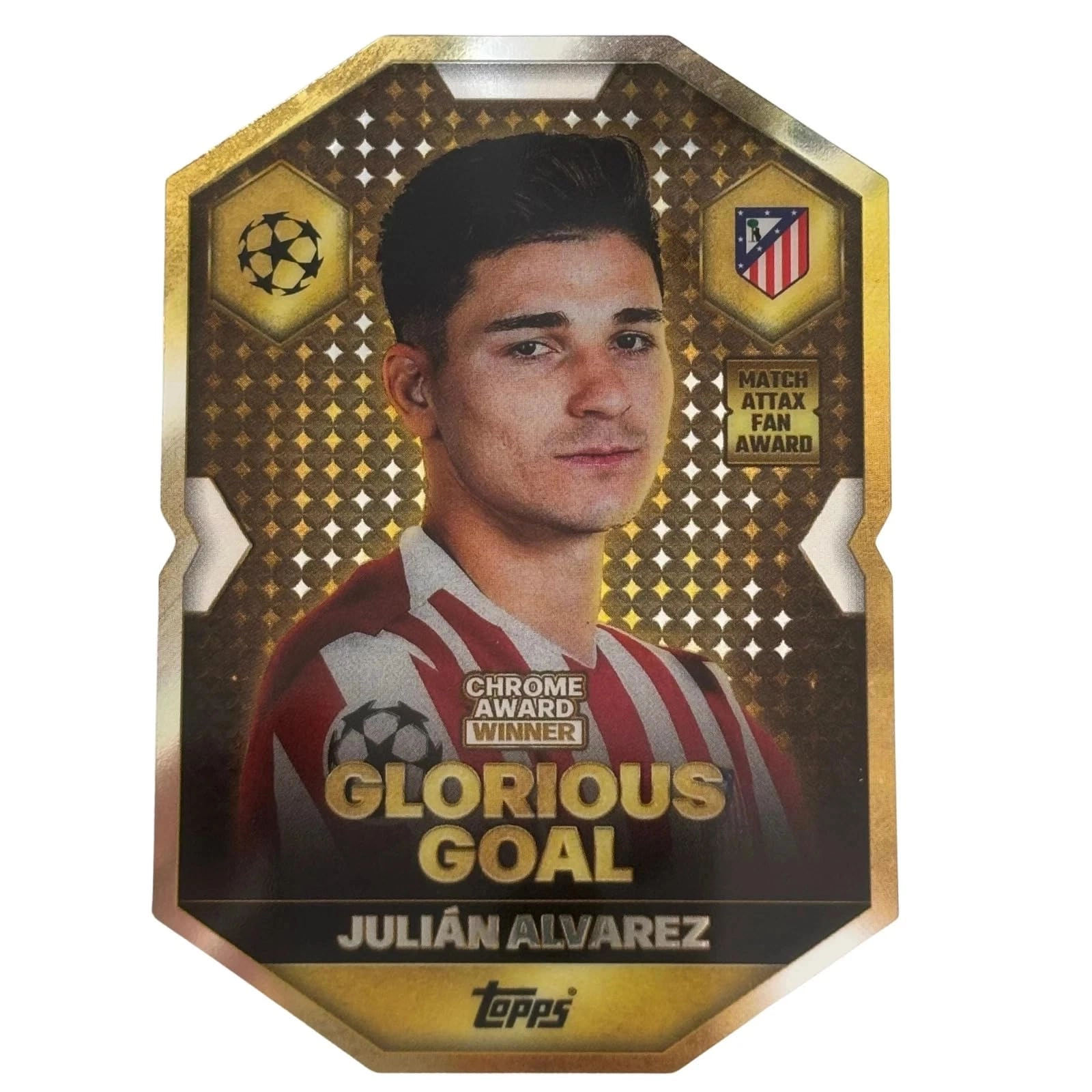 Topps Match Attax 2025 2026 Julian Alvarez Chrome Award
