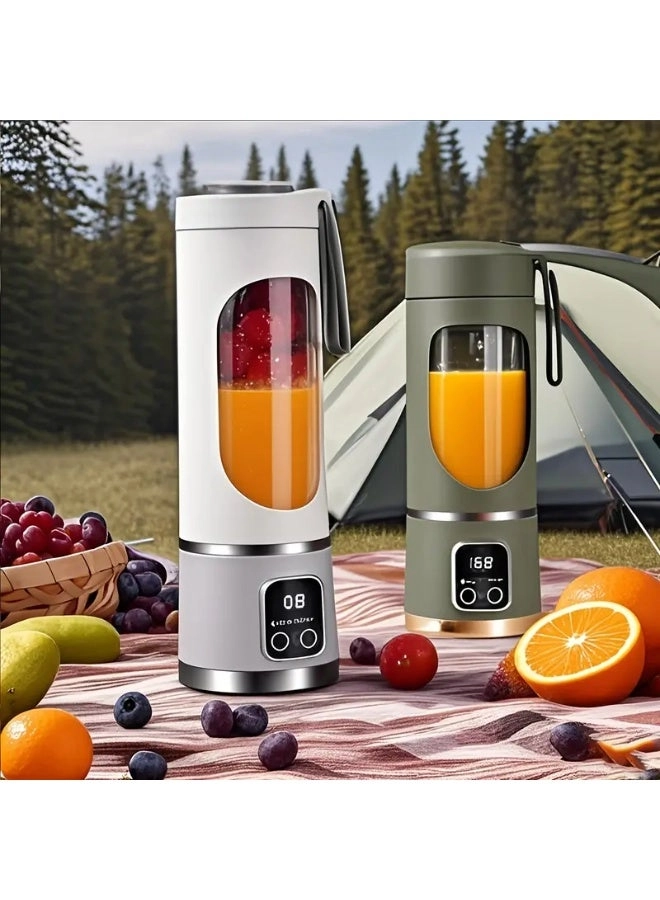 Mini Blender & Juicer - USB Rechargeable 3 Modes Digital Display
